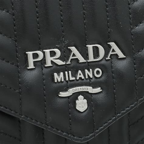 prada black signature shoulder bag|prada diagramme shoulder bag.